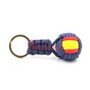 LLAVERO BOLA IMMORTAL PARACORD BANDERA ESPAÑA MARINO