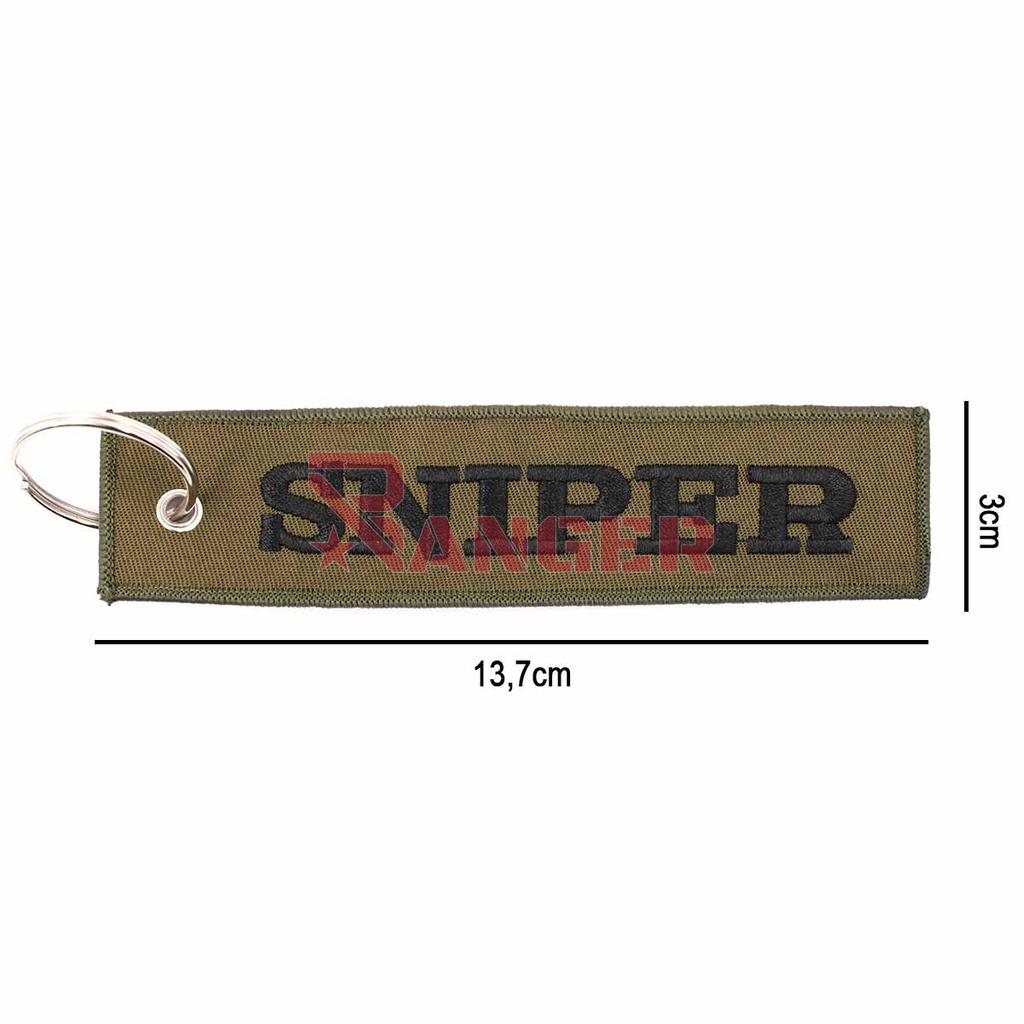 LLAVERO CINTA RECTANGULAR IMMORTAL SNIPER VERDE
