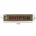 LLAVERO CINTA RECTANGULAR IMMORTAL SNIPER VERDE