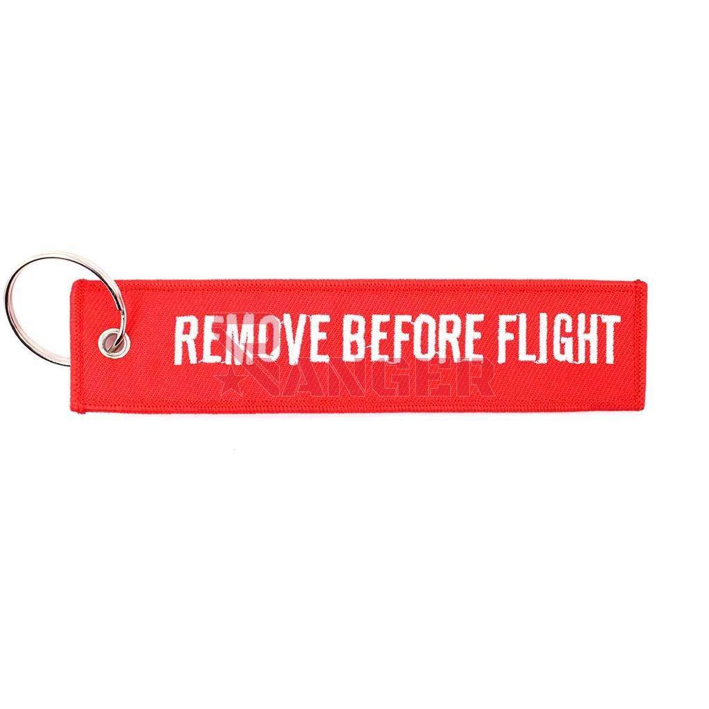 LLAVERO CINTA RECTANGULAR IMMORTAL REMOVE F18 ROJO