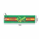 LLAVERO CINTA RECTANGULAR IMMORTAL G. CIVIL VIRGEN VERDE/NEGRO