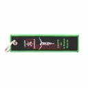 LLAVERO CINTA RECTANGULAR IMMORTAL LEGION CRISTO NEGRO