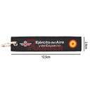 LLAVERO CINTA RECTANGULAR IMMORTAL EJERCITO DEL AIRE NEGRO