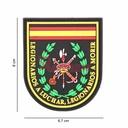 PARCHE IMMORTAL PVC 3D LEGIONARIOS A LUCHAR NEGRO