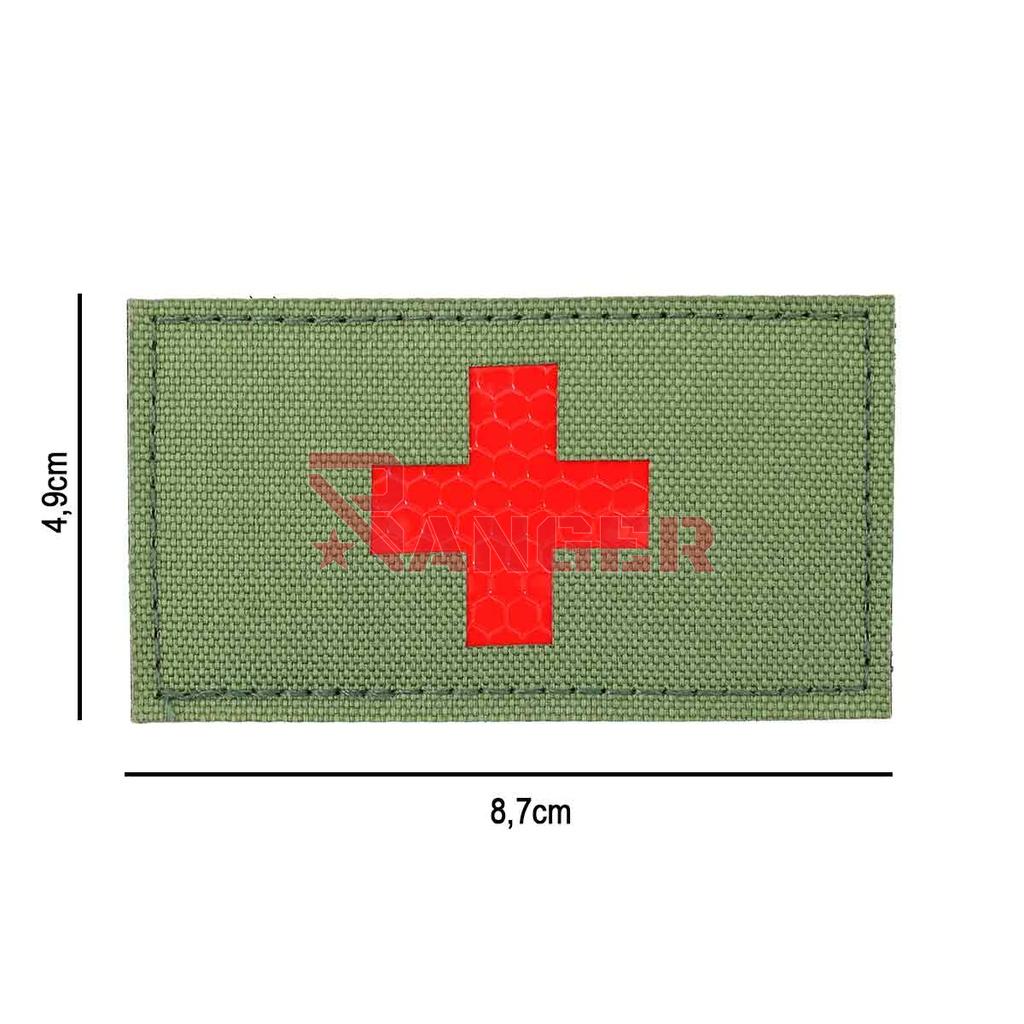 PARCHE IMMORTAL PVC 3D IR MEDICAL VERDE
