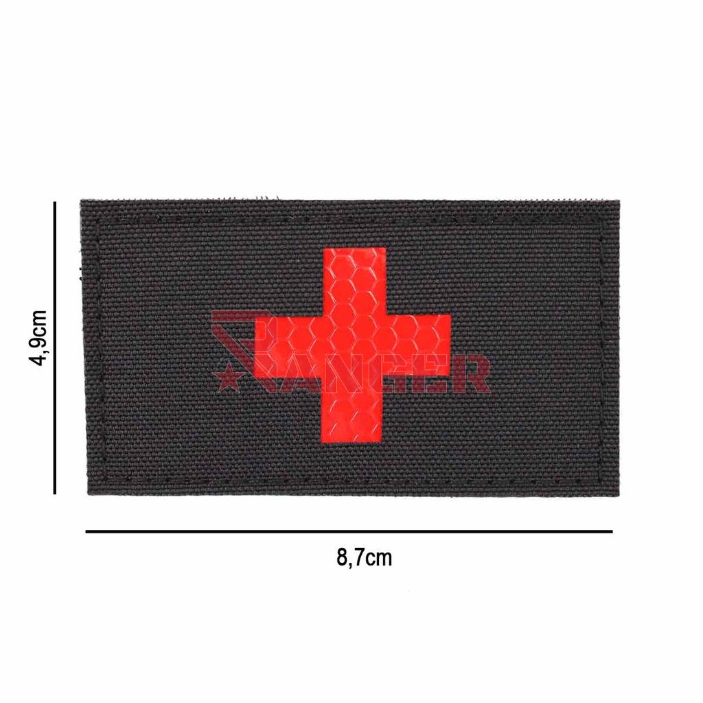 PARCHE IMMORTAL PVC 3D IR MEDICAL NEGRO