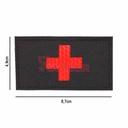 PARCHE IMMORTAL PVC 3D IR MEDICAL NEGRO