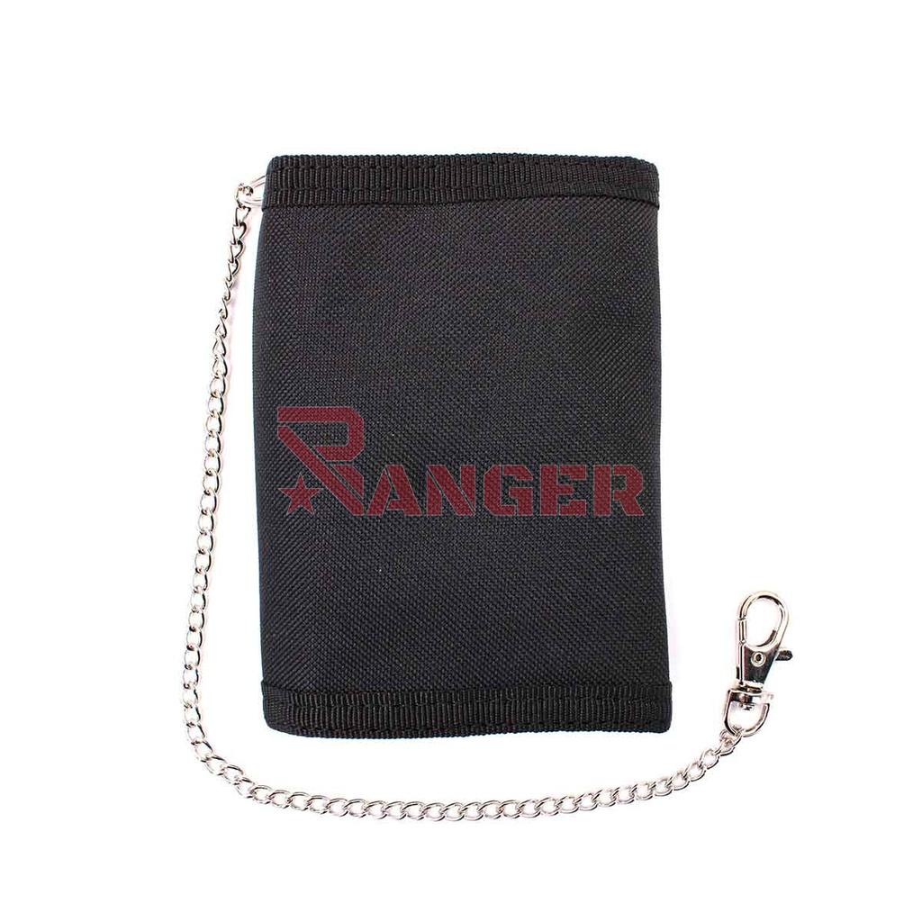 CARTERA IMMORTAL NYLON C/CADENA NEGRA