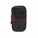 BOLSO IMMORTAL 2 RAYAS BOLSILLO MOVIL DELANTERO NEGRO