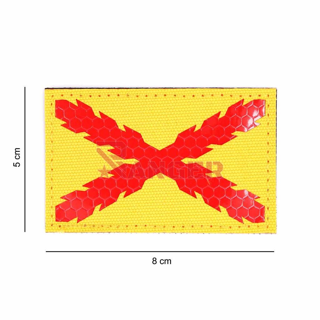 PARCHE IMMORTAL PVC IR BORGOÑA AMARILLO