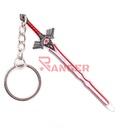 LLAVERO ESPADA 1219 ZLD 9 CM ROJO