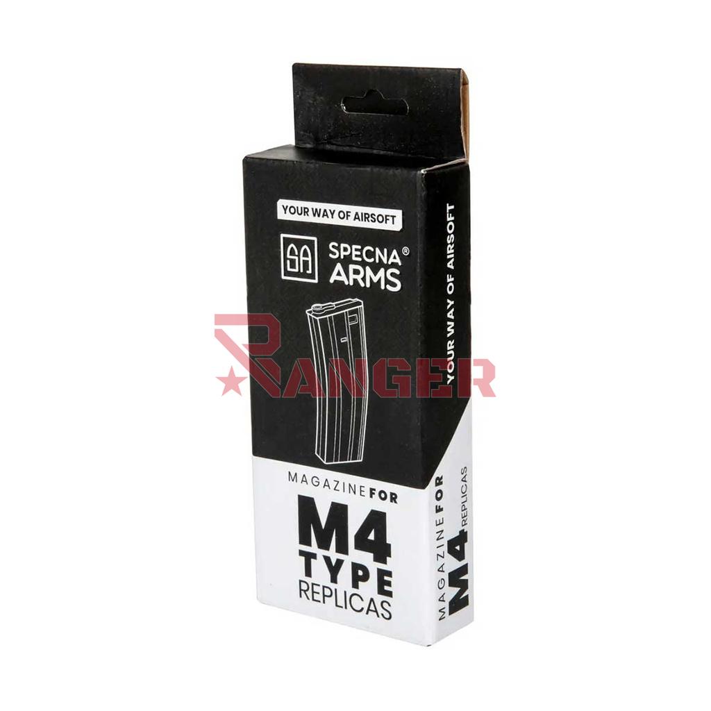CARGADOR FUSIL METALICO SPECNA ARMS M4 120RDS 1PCS NEGRO