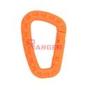 MOSQUETON IMMORTAL PVC 82MM NARANJA