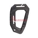 MOSQUETON IMMORTAL PVC TACTICO 89MM NEGRO
