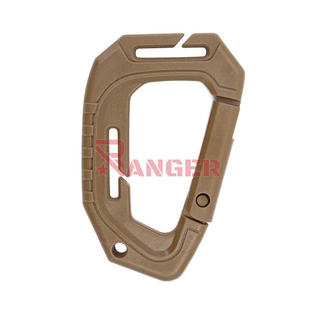 MOSQUETON IMMORTAL PVC TACTICO 89MM COYOTE