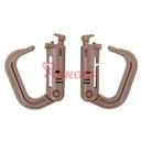 FASTENER IMMORTAL PVC 2PCS COYOTE