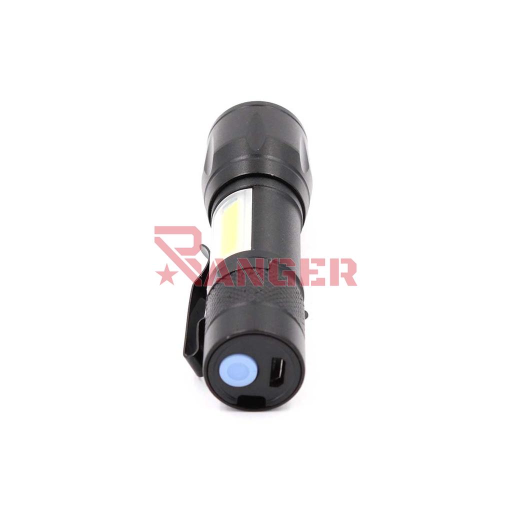 LINTERNA SANDA LED LATERAL C/CLIP RECARGABLE