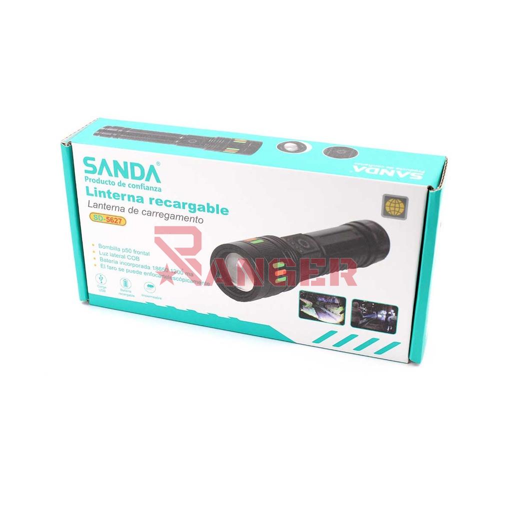 LINTERNA SANDA LED P50 GR. RECARGABLE