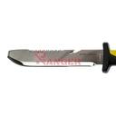CUCHILLO AITOR POSEIDON NEGRO-AMARILLO