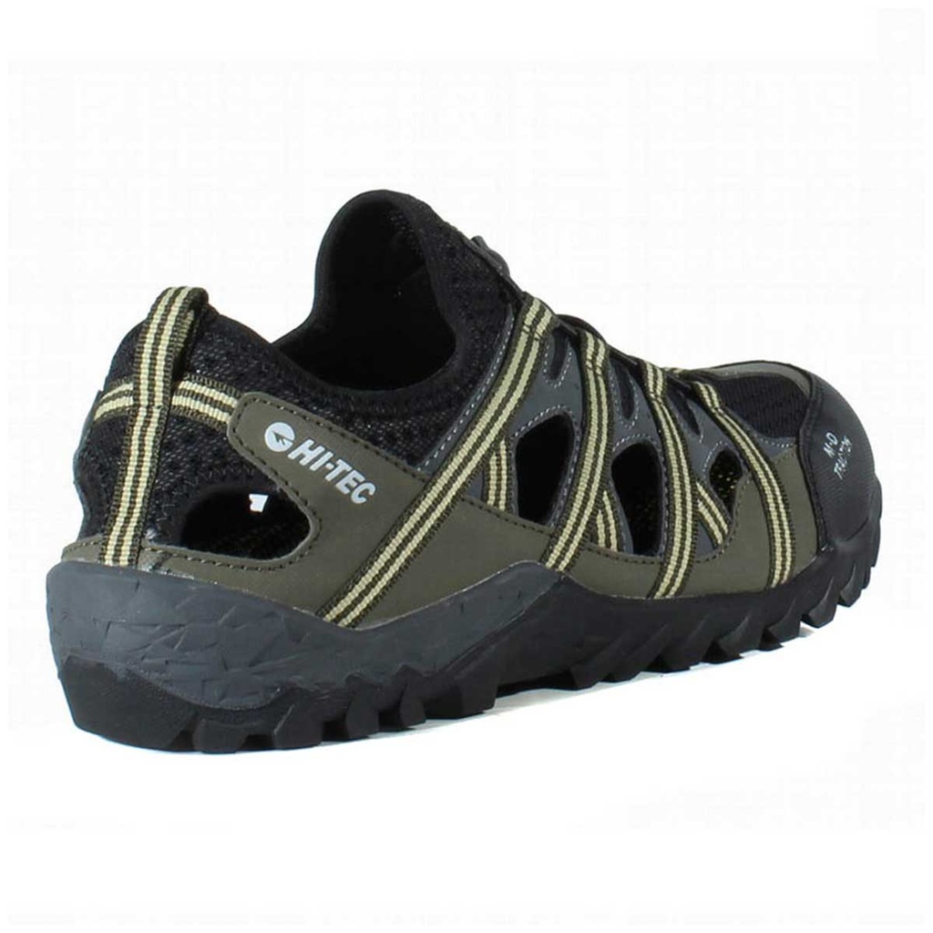 DEPORTIVO HI-TEC PAMPA ABIERTO VERDE-GRIS