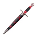 DAGA 7011 TEMPLAR 40CM ACERO NEGRA