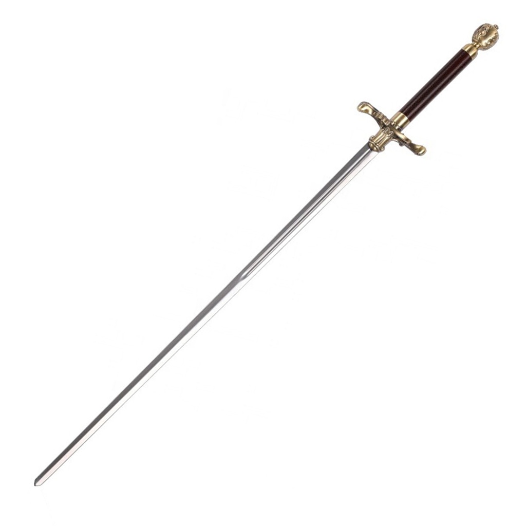 ESPADA 6045 GOT 80CM ACERO PLATA