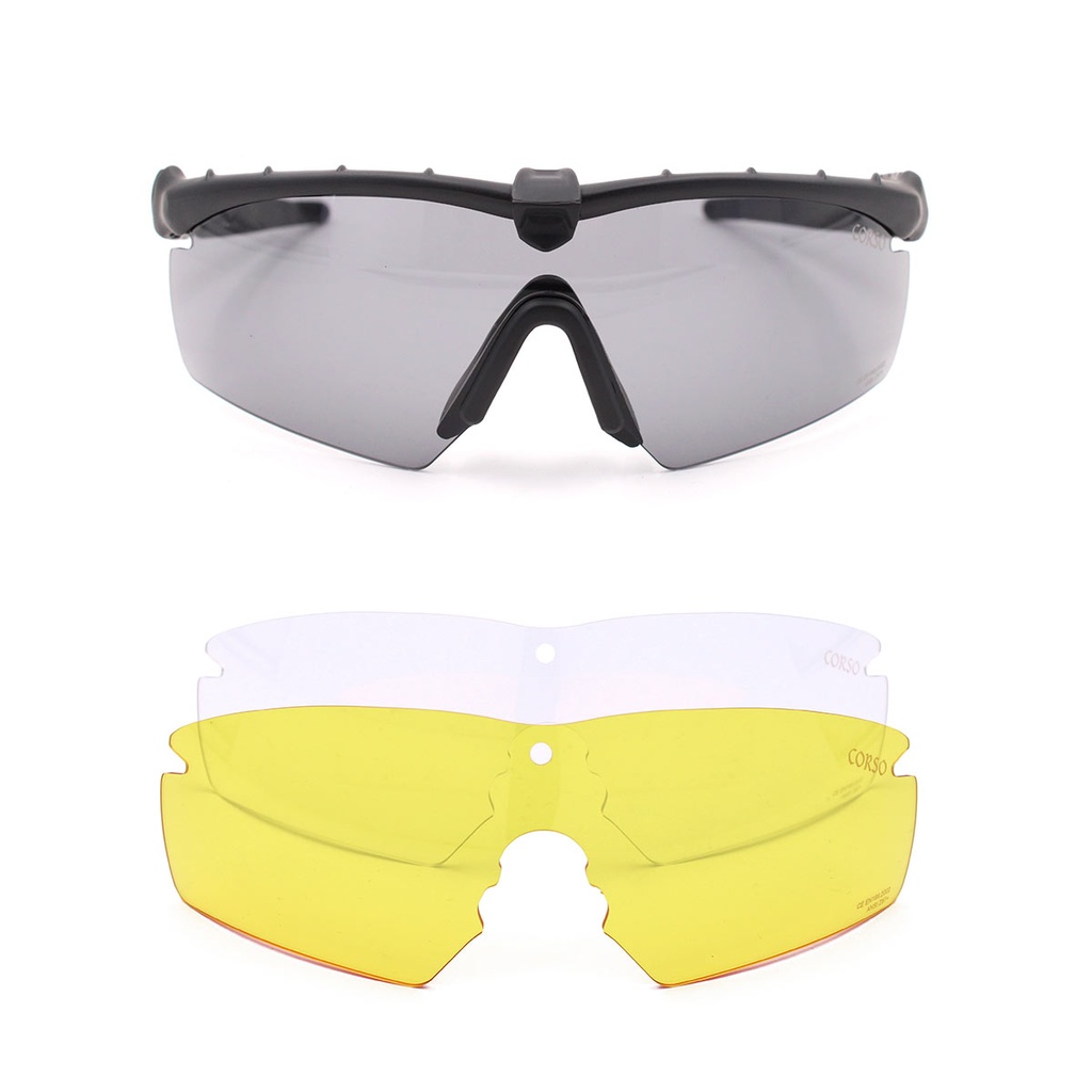 GAFA CORSO REVENGE ROGER 3 LENTES NEGRA