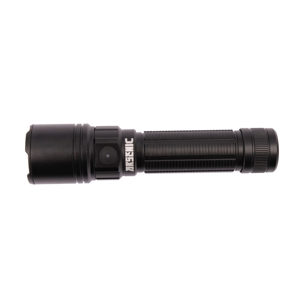 LINTERNA ARSENIC MOD 3 RECARGABLE C/FUNDA NEGRA