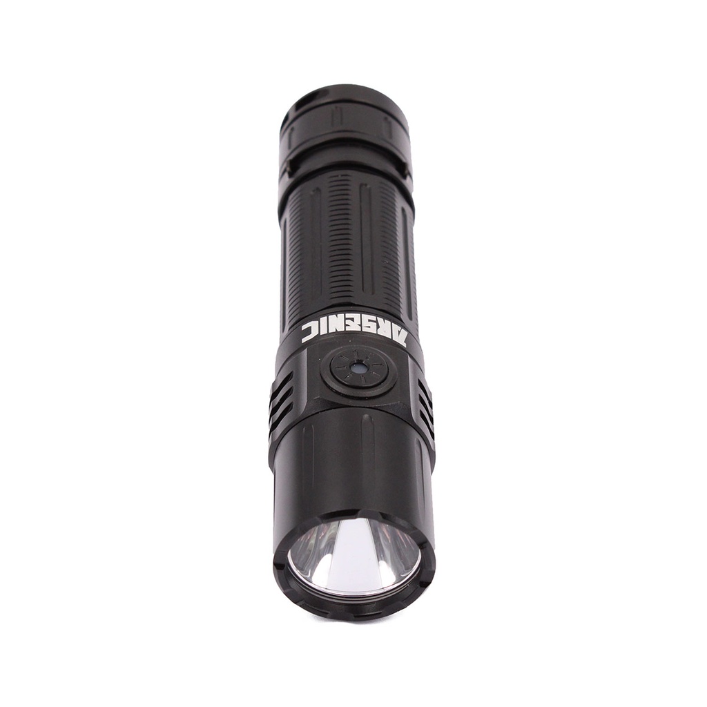 LINTERNA ARSENIC MOD 2 RECARGABLE C/FUNDA NEGRA