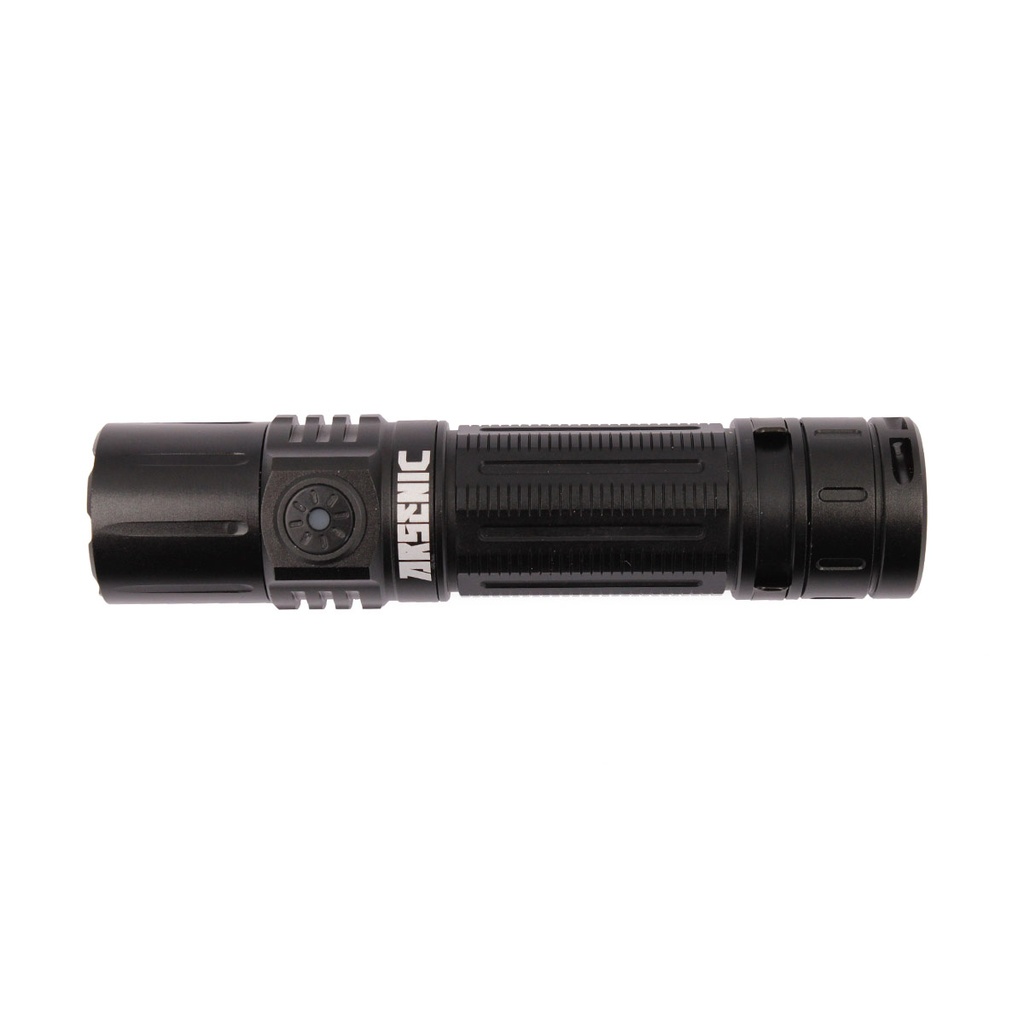 LINTERNA ARSENIC MOD 2 RECARGABLE C/FUNDA NEGRA
