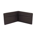 CARTERA PIEL BANDERITA ESPAÑA PEQUEÑA NEGRA