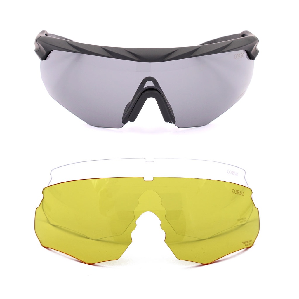 GAFA CORSO REVENGE RUDDER 3 LENTES NEGRA