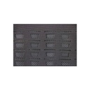 FRONT PANEL CORSO DAGGER BUCKLE NEGRO