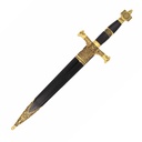 DAGA BH 7031 TEMPLAR 40CM ACERO NEGRA-DORADA