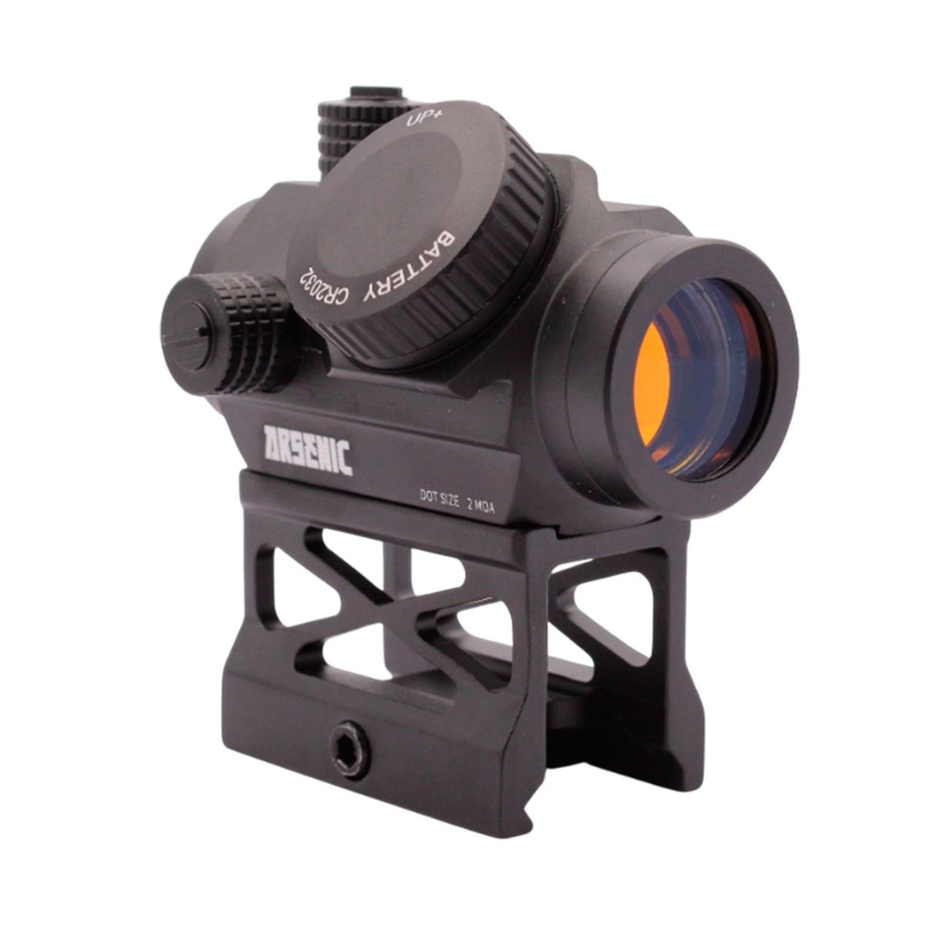 VISOR ARSENIC ARGON RED DOT AS01N NEGRO