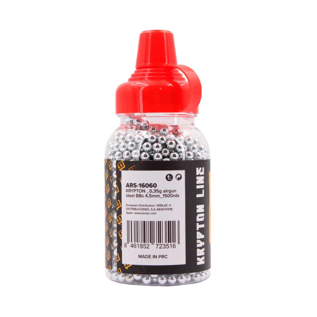 BOLAS ACERO ARSENIC KRIPTON 1500RDS 4.5MM ACERO