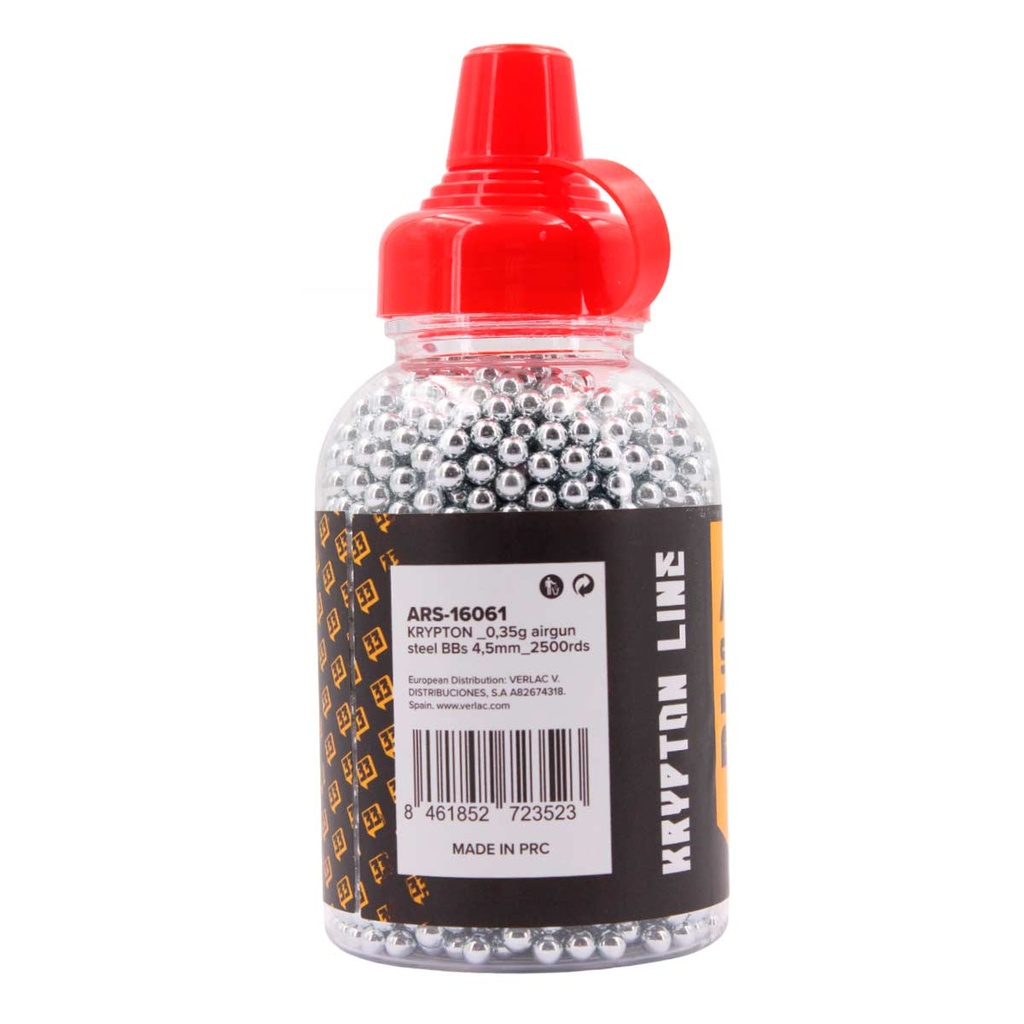 BOLAS ACERO ARSENIC KRIPTON 2500RDS 4.5MM ACERO