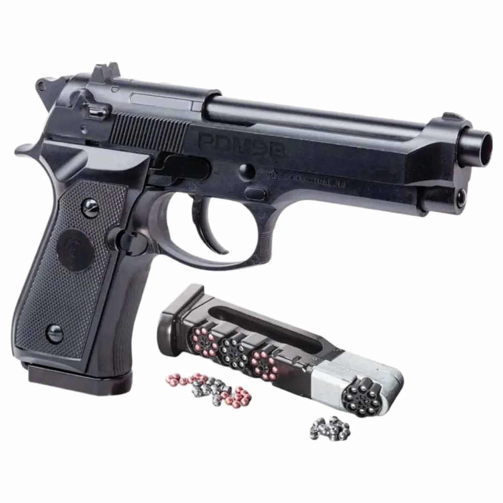 PISTOLA CROSMAN PDM9B CO2 4.5 NEGRA