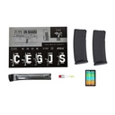 FUSIL SPECNA ARMS SA-E39-L EDGE HAL2 GEN.2 NEGRO-ROJO