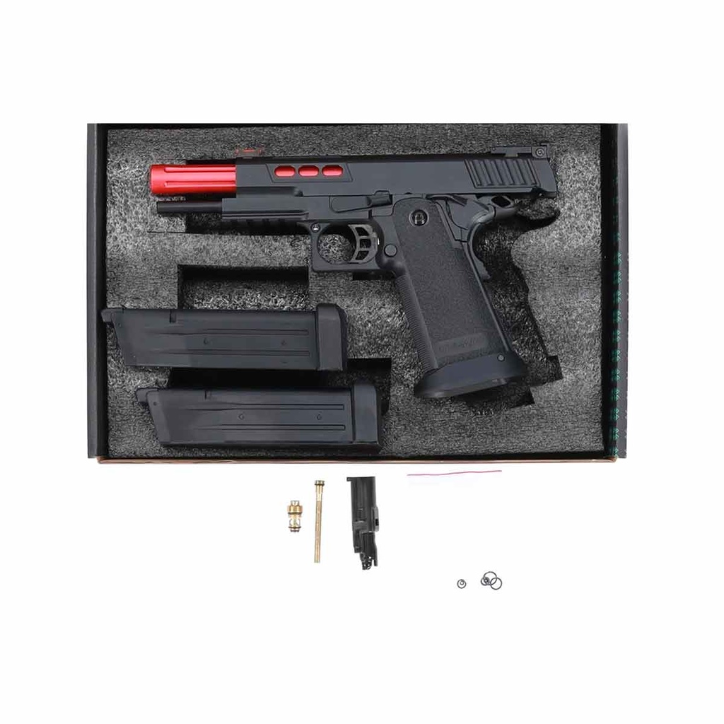 PISTOLA SPECNA ARMS SA-VGP12 VAPOR NEGRA-ROJA