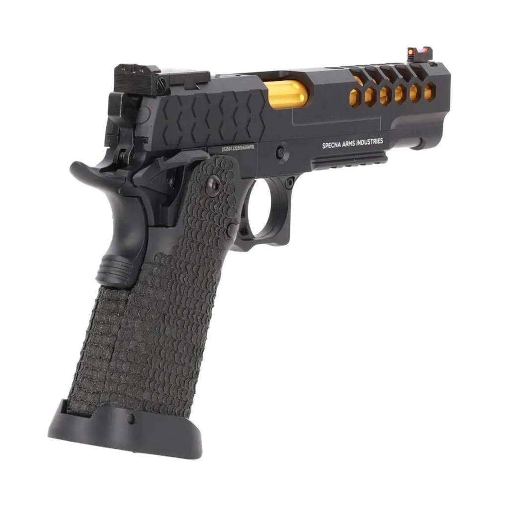 PISTOLA SPECNA ARMS SA-VGP15 VAPOR NEGRA-DORADA