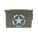 CAJA MUNICION METALICA ESTRELLA PEQ CAL30 VERDE