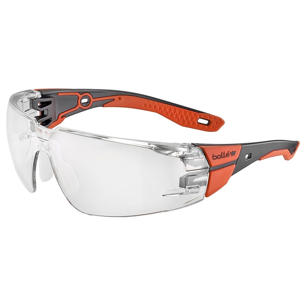 GAFA BOLLE RUSH + 2.0 SMALL TRANSPARENTE PATILLA NARANJA