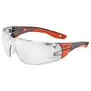 GAFA BOLLE RUSH + 2.0 SMALL TRANSPARENTE PATILLA NARANJA