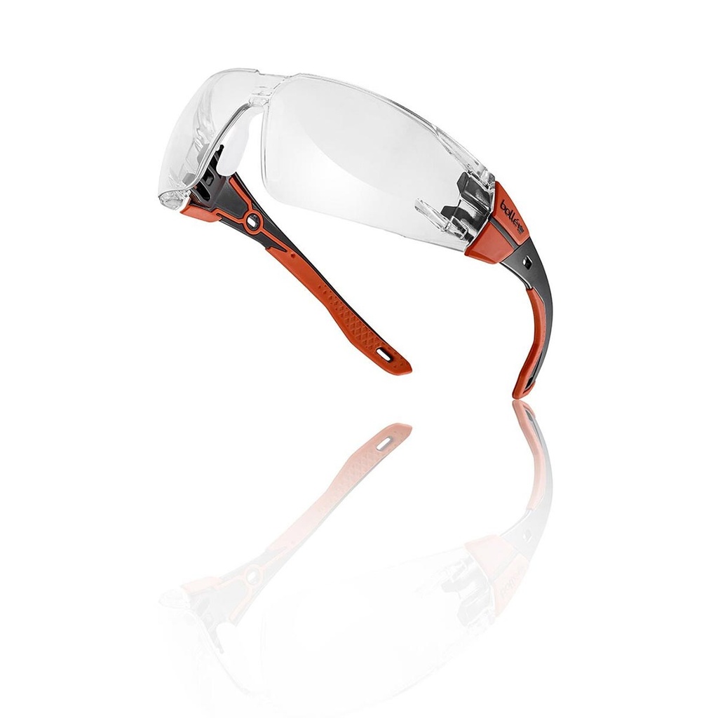 GAFA BOLLE RUSH + 2.0 SMALL TRANSPARENTE PATILLA NARANJA