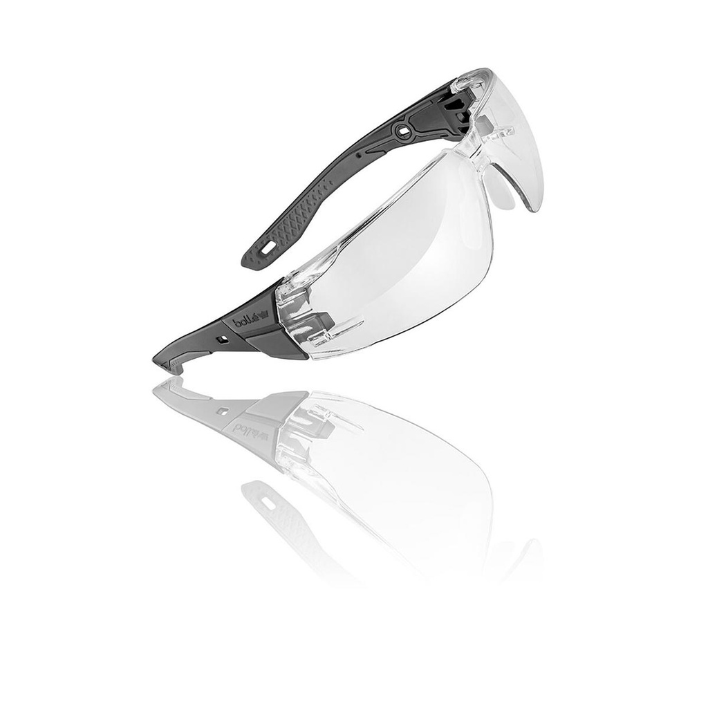 GAFA BOLLE RUSH+ 2.0 SMALL NEGRA TRANSPARENTE