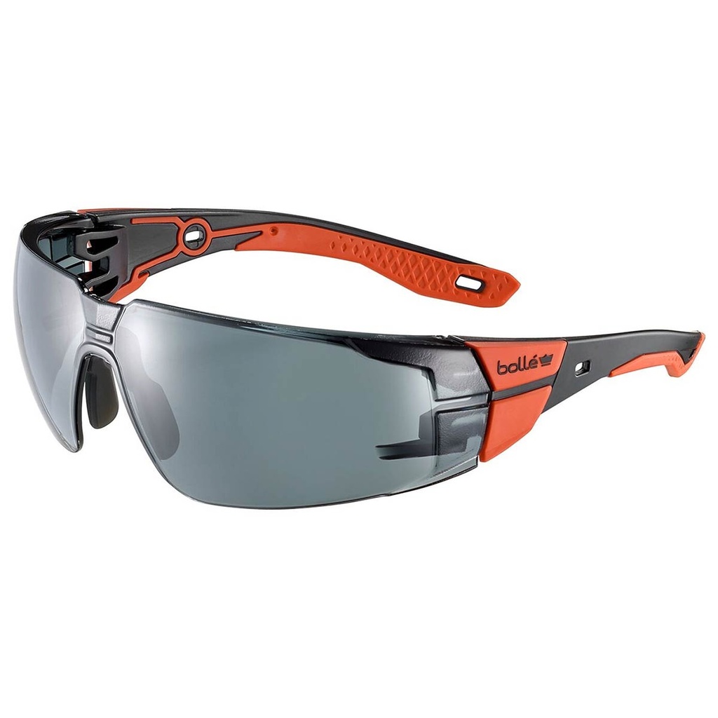GAFA BOLLE RUSH+2.0 SMALL NEGRA-NARANJA AHUMADA