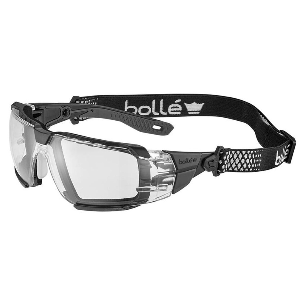 GAFA BOLLE RUSH+ 2.0 XP CON CINTA NEGRA TRANSPARENTE