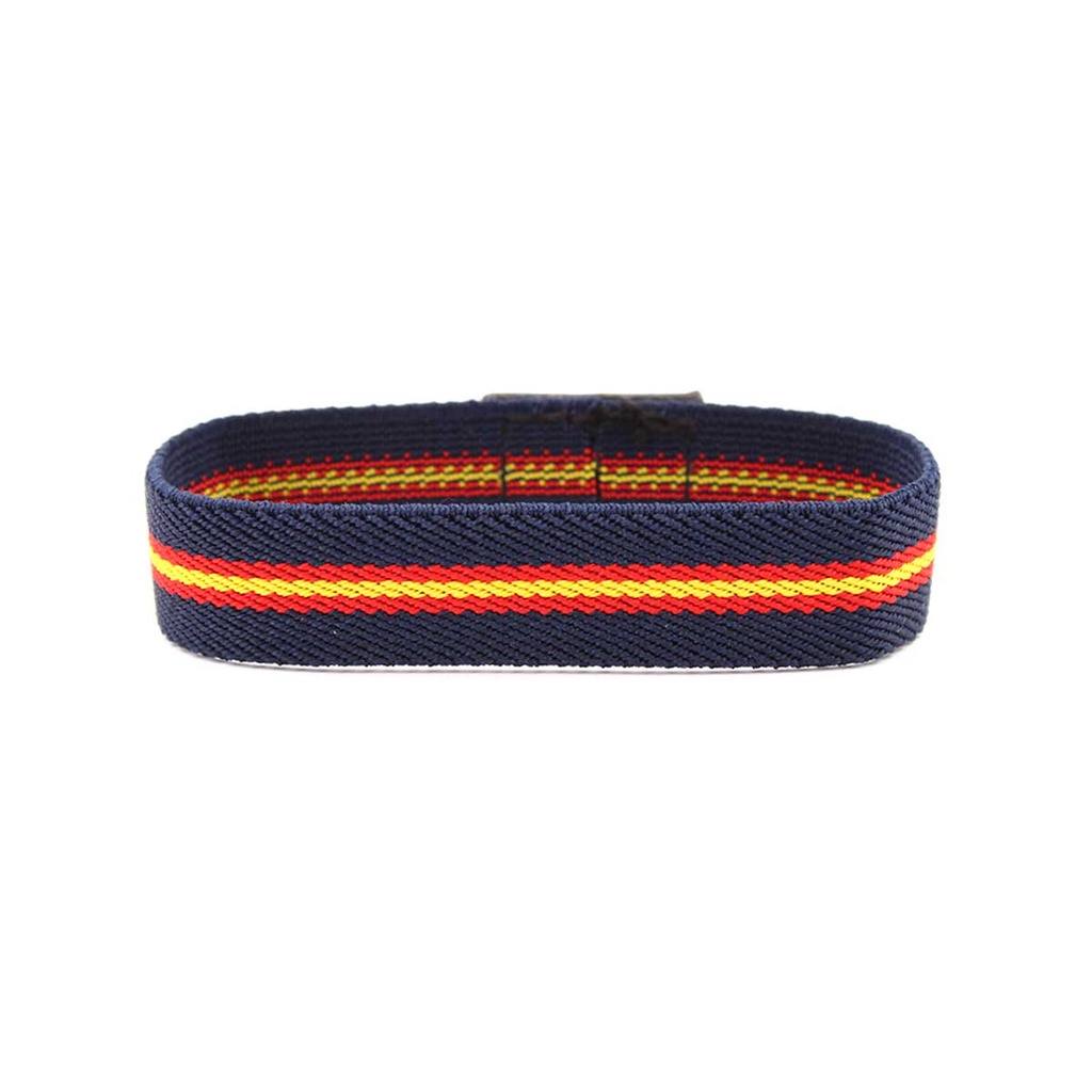 PULSERA IMMORTAL ELASTICA POLICIA NACIONAL AZUL