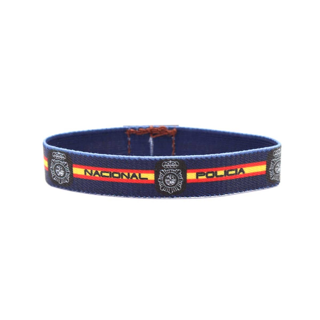 PULSERA IMMORTAL ELASTICA POLICIA NACIONAL MARINO